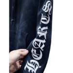 Chrome Hearts Blue Tie Dye Horseshoe Hoodie - Image 8