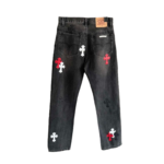 Chrome Hearts Multicolour Levi’s Cross Patches Jeans - Image 2