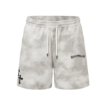 Chrome Hearts Leather Cross Patch Shorts