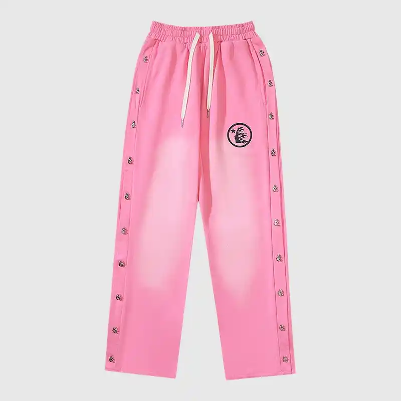 ff901efb-Photoroom.webp Hellstar Waxed Sweatpant 'Pink' - Image 1