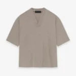 Fear of God Essentials V-Neck T-Shirt 'Core Heather'