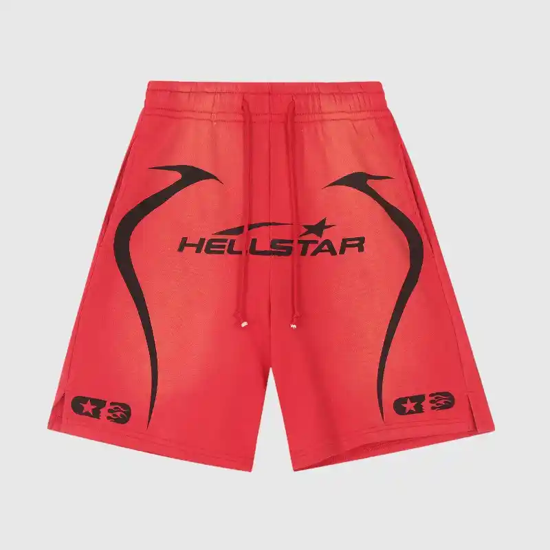 hellstar-warm-up-shorts-‘red.webp Hellstar Warm Up Shorts ‘Red’ - Image 1