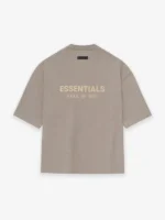 Fear of God Essentials V-Neck T-Shirt 'Core Heather' - Image 2