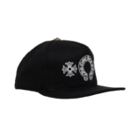 Chrome Hearts Horseshoe Denim Baseball Hat - Image 3