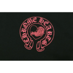Chrome Hearts Red Logo Black Hoodie - Image 4