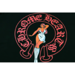 Chrome Hearts Red Logo Black Hoodie - Image 5