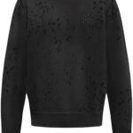 amiri Black MA Shotgun sweatshirt