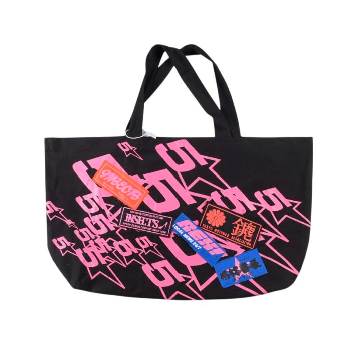 Sp5der Oversized Tote Bag Black - Image 1