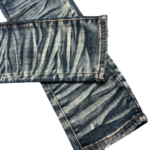 Amiri Ripped Woolen Logo Jeans - Image 4