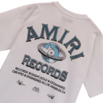 AMIRI Global Records print Cotton T-shirt - Image 11