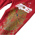 SP5DER Logo Sweatpants “Maroon” - Image 3