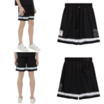 AMIRI Black Mesh '22' SKATER Shorts - Image 13