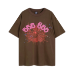 Sp5der Brown Angel 555 Tee