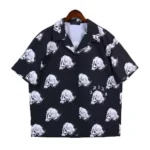 Amiri Allover-Skulls Bowling Shirt