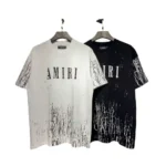 Amiri T-Shirt Paint Drip Core Logo - Image 9