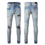 AMIRI Destroyed jeans MX1 PLAID skinny fit - Image 14