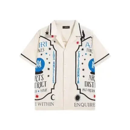 AMIRI Amiri Fortune Bowling Shirt