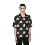 Amiri Allover-Skulls Bowling Shirt - Image 12