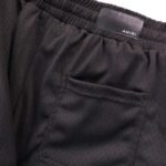 AMIRI Black Mesh '22' SKATER Shorts - Image 6