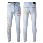 amiri zig zag skinny jeans - Image 14