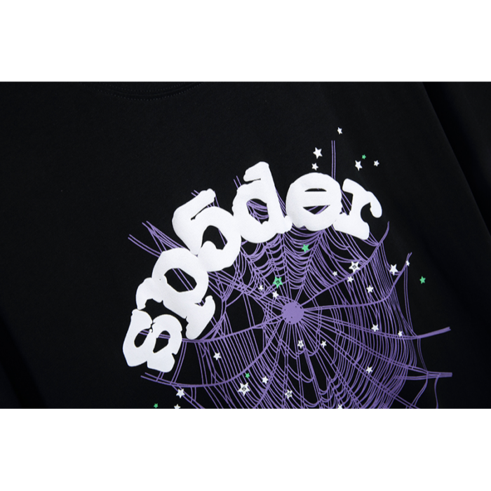 Sp5der Web And Logo Inscription T-Shirt - Image 5