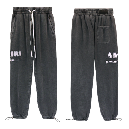 AMIRI logo-print cotton track pants