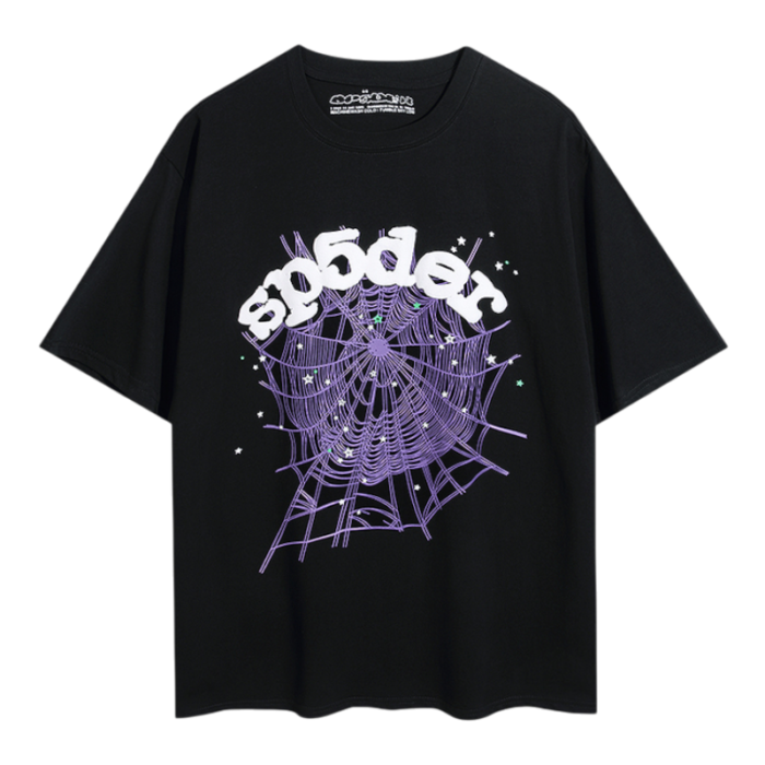 Sp5der Web And Logo Inscription T-Shirt - Image 2