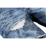 Amiri denim ripped black patch jeans - Image 8