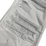 Amiri White Diamond Stretch Jeans - Image 4