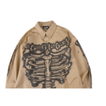 Hellstar Airbrushed Bone Long Sleeve Shirt - Image 4