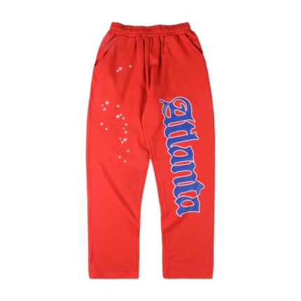 Sp5der Red Atlanta Open Leg Sweatpant