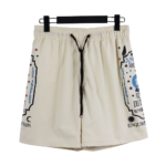 amiri fortune logo print swimming shorts