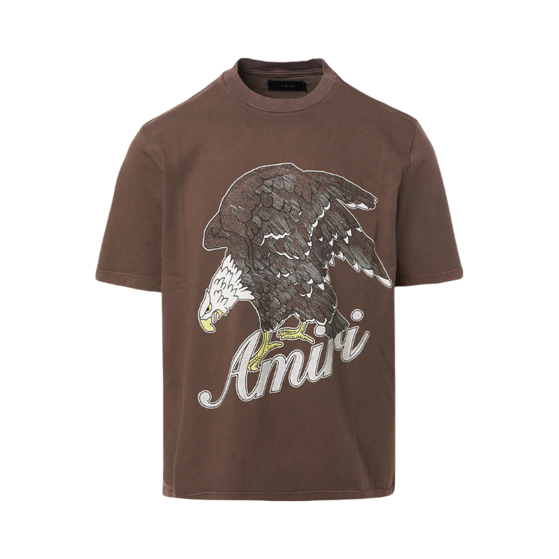 PS24MJG006-BLK_1-Photoroom Amiri Brown Figure Printed Logo T-Shirt - Image 1