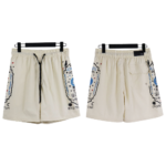 amiri fortune logo print swimming shorts - Image 8