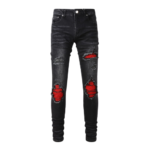 AMIRI MX1 Suede skinny jeans
