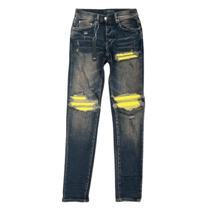 Amiri MX1 Jean Ultrasuede Dark Indigo