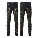 amiri star-patch skinny jeans - Image 15