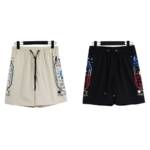 amiri fortune logo print swimming shorts - Image 13