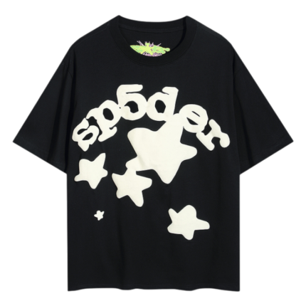 Sp5der Wordwide Star Beluga black T-Shirt