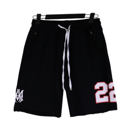 Amiri Oversized 22 Football Short - Black