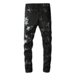 AMIRI Chemist Leather Star Aged Jeans - Image 2