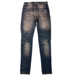 Amiri Leather Thrasher Jeans Dark Indigo - Image 2