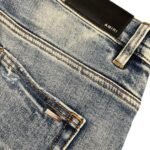 AMIRI Distressed Slim-fit Jeans In Gray - Image 3