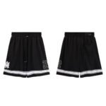 AMIRI Black Mesh '22' SKATER Shorts