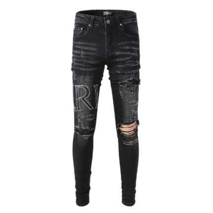Amiri Men's Distressed Skinny Jeans