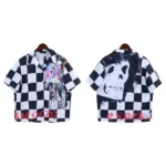 Amiri x Wes Lang Checkered Skull Bowling Shirt - Image 11