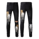Amiri MA Stencil Skinny Jeans - Image 15