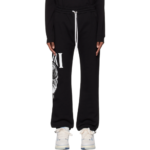 Amiri Black Crystal Ball Lounge Pants - Image 5