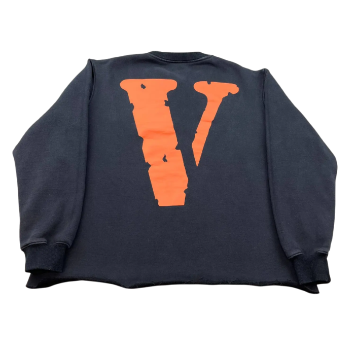 VLONE Friends Sweatshirt Black Orange - Image 2