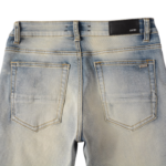 AMIRI Logo Distressed Skinny Jeans - Image 12